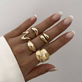 METAL CURVED OPENING ADJUSTABLE RING FOR WOMEN_CWMM3244