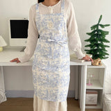 HOUSEHOLD WATERPROOF INK DRAWSTRING APRON_CWMM5833