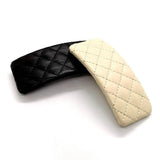 French Vintage Quilted Embroidered Hair Clip_Cwaha6353