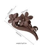 Cwaha07424_Vintage Flower Hair Claw Clip For Women Updo