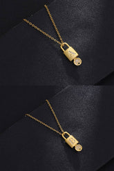 Alphabet Initial Pandant Necklace_Cwaje270