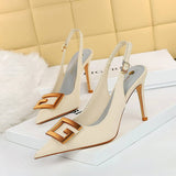 POINTED TOE BACK STRAP HOLLOW HIGH HEELS_CWSHH0095