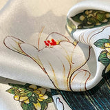 SILK SCARF FOR WOMEN VERSATILE SPRING SUMMER_CWASC0543