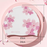 FASHION SILICONE SWIM CAP WITH LARGE PRINT_CWMM6709