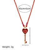 COLORFUL DOPAMINE LOVE LIPS PENDANT NECKLACE_CWMM5300