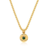 Zirconiavils Eye C Vicle Necklace_Cwmm5340