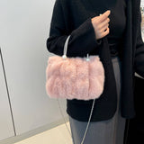 Winter Pleated Cloud Bag Crossbody Plush Bag_Cwab3922
