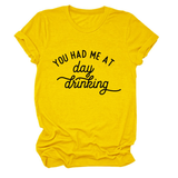 Women Summer Tee Day Drinking Quote Shirt_Cwttsl0491