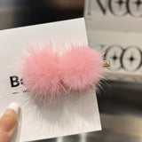 CUTE FURRY HAIRPIN DUCKBILL CLIP BANGS HAIRPIN_CWAHA3301