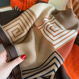 NEW WINTER PLAID SCARF FOR WOMEN WARM VERSATILE_CWASC0592