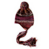 COLORBLOCK KNITTED HAT MIXED COLOR EARMUFFS HAT_CWAH2047