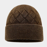 Winter Knit Beanie Hat Women Warm Ear Cover_Cwah04732