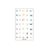 EASTER EGG BUNNY TATTOOS KIDS WATERPROOF SET_CWMM8376