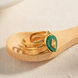 FRENCH OPENING ADJUSTABLE VINTAGE HOLLOW RING_CWAJE1406