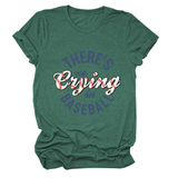 Womens No Crying In Baseball Graphic Teep_Cwttsl0481