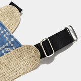 SUMMER STRAW REVERSIBLE VISOR HAT WIDE BRIM CAP_CWAH3298