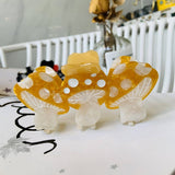 MUSHROOM ACETATE HAIR CLAW CUTE CLIP FOR GIRLS_CWAHA2146