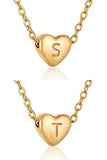 Heart Alphabet Initials Pendant Necklace_Cwaje220