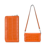 GENUINE LEATHER SIMPLE MULTIFUNCTIONAL LONG WALLET_CWAB3814