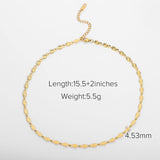 MULTILAYER GOLD PLATE STAINLESS STEEL NECKLACE_CWAJE0619