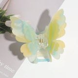 DOUBLE LAYER BUTTERFLY GRADIENT PEARL HAIRPIN_CWAHA2195