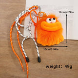 PLUSH DUCKBILL SOOT SPRITE CHARM KEYCHAIN_CWMM7820