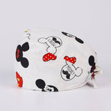 SURGICAL CAP SCRUB CAP COTTON TIE PRINT CAP_CWAH3322