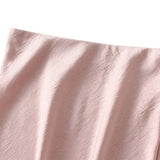 DARKPATTERN SATINFISHTAILSKIRTSLIT DRAPELONGSKIRT__CWBMS0295