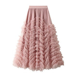 DELUXE TULLE TIERED MAXI SKIRT WITH FLARE_CWBMS0393