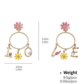 NEW FASHION SWEET GIRL STYLE PENDANT EARRINGS_CWAJE2958