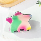 Rainbow Star Hair Claw Clip Small_Cwaha0325