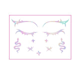 HOLOGRAPHIC EYELINER TATTOOS BUTTERFLY MAKEUP_CWMM8392