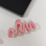 Wave Design Hair Claw, Large For Thick Hair_Cwaha0300