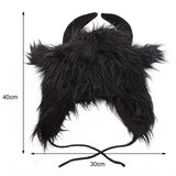 Cwah4053_Halloween Bull Demon King Funny Bull Head Hat