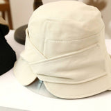 Wide Brim Sun Protection Bow Visor Hat_Cwab2840
