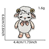 CUTE SOLID COLOR CARTOON BOW EMBROIDERED PATCH_CWMM4027