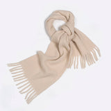 BLEND SCARF 75 WOOL THICK SOLID NECKWARMER_CWASC2283