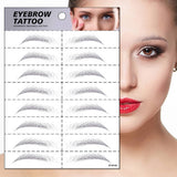 6D WATERPROOF EYEBROW TATTOO STICKERS REALISTIC_CWMM8264