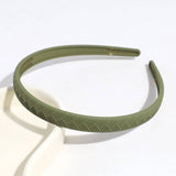 SIMPLE SOLID COLOR THIN TWILL HEADBAND_CWAHA2325