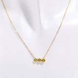 12 BIRTHSTONE PENDANT CLAVICLE NECKLACE_CWMM5670