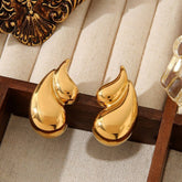 18K GOLD PLATED DOUBLE LAYER TEARDROP EARRINGS_CWMM3654