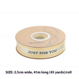 2 5CM FLOWER PACKAGING RIBBON BOW RIBBON_CWMM5784