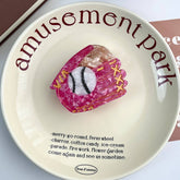 CREATIVE BASEBALL ACETATE CLAW CLIP CUTE FUN_CWAHA5832