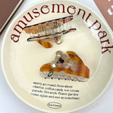 CLEAR KOALA ACETATE HAIR CLAW CLIP WITH TREE_CWAHA5961