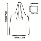 OXFORD CLOTH FOLDABLE ECO FRIENDLY SHOPPING BAG_CWAB3464