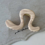 Relaxed Bun Claw Clip Retro Elegant Hair Grip_Cwaha08237