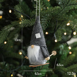FABRIC SANTA RUDOLPH DOLL HOLIDAY DECORATION_CWMM9685