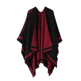 DOUBLE SIDED SIMPLE SHAWL FAUX CASHMERE SCARF_CWASC2163