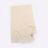 Wool Blend Solid Scarf-Sof Thick Bear Label Wrap_Cwasc2338