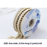HEMP ROPE LACE DIY FABRIC DECORATIVE RIBBON_CWMM5751